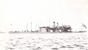 USS Catskill on coast defense duty, 1898